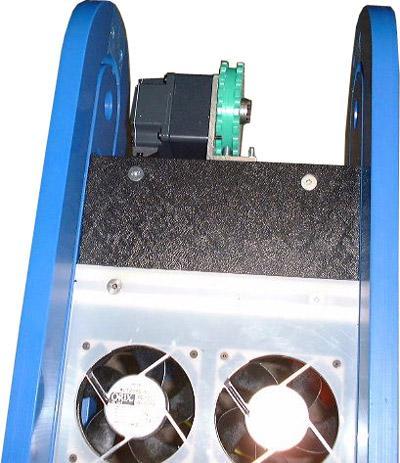 conveyor with cooling fans