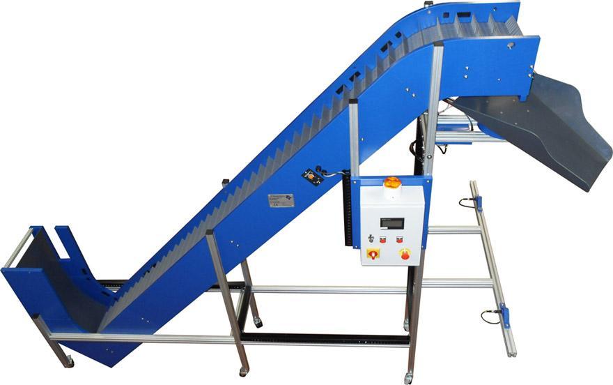 conveyor with rotary box filler